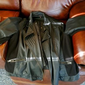 Imitation Leather Jacket light weight! Beautiful!